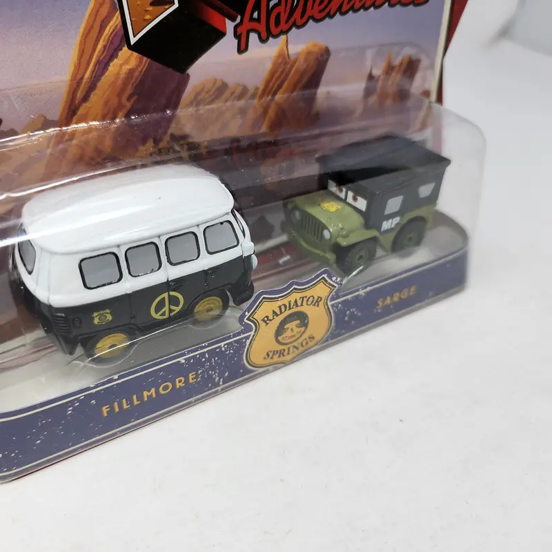 Fillmore & Sarge * Radiator Springs * Disney Pixar The World Of Cars Mini Adventures 2