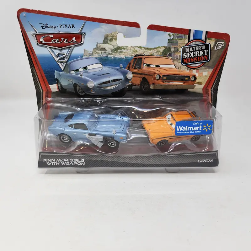 Finn Mcmissile With Weapon & Grem * Disney Pixar The World Of Cars Mater's Secret Mission 1