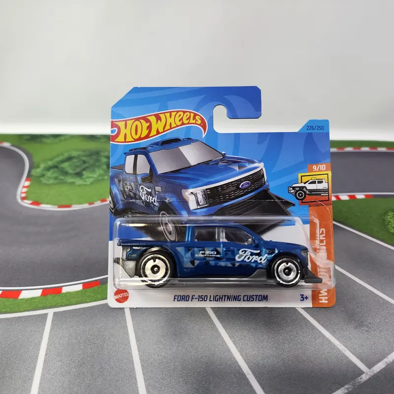Ford F-150 Lightning #226 * Blue * Short Card 2023 Hot Wheels * New Model 1