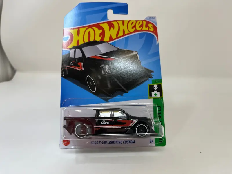 Ford F-150 Lightning #37 * Black * 2024 Hot Wheels Case H 1