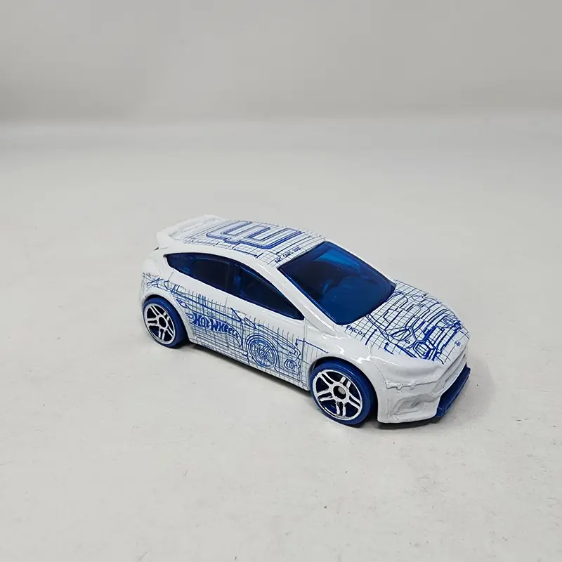 Ford Focus Rs W/ Silver Pr5 Rims * Hot Wheels Loose 1