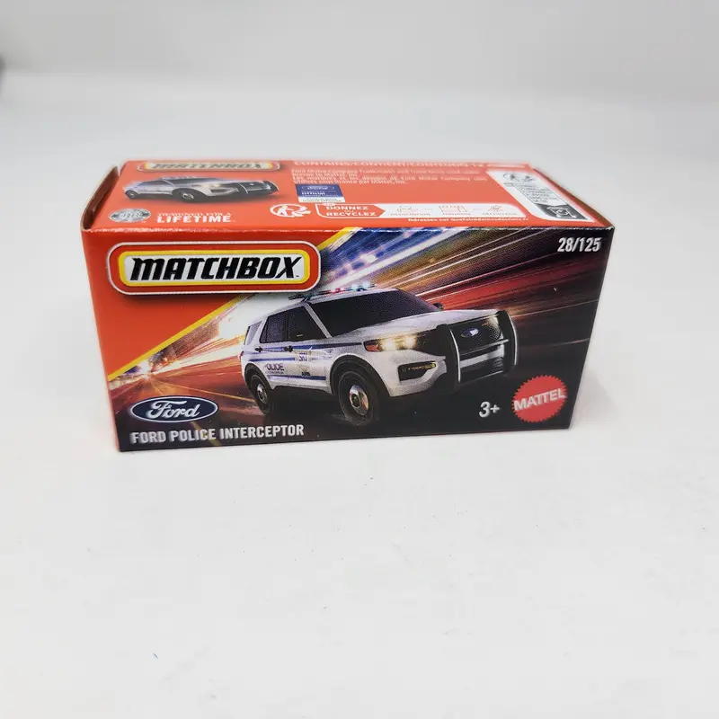 Ford Police Interceptor #28 * 2026 Matchbox Power Grabs Case C 1