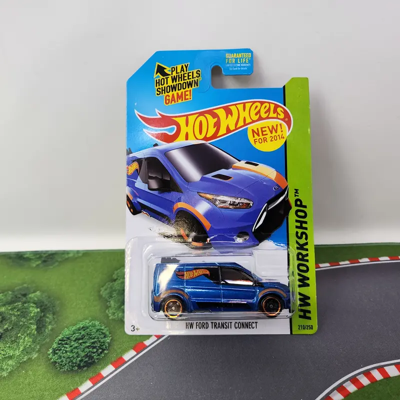 Ford Transit Connect #210 * Blue * 2014 Hot Wheels 1