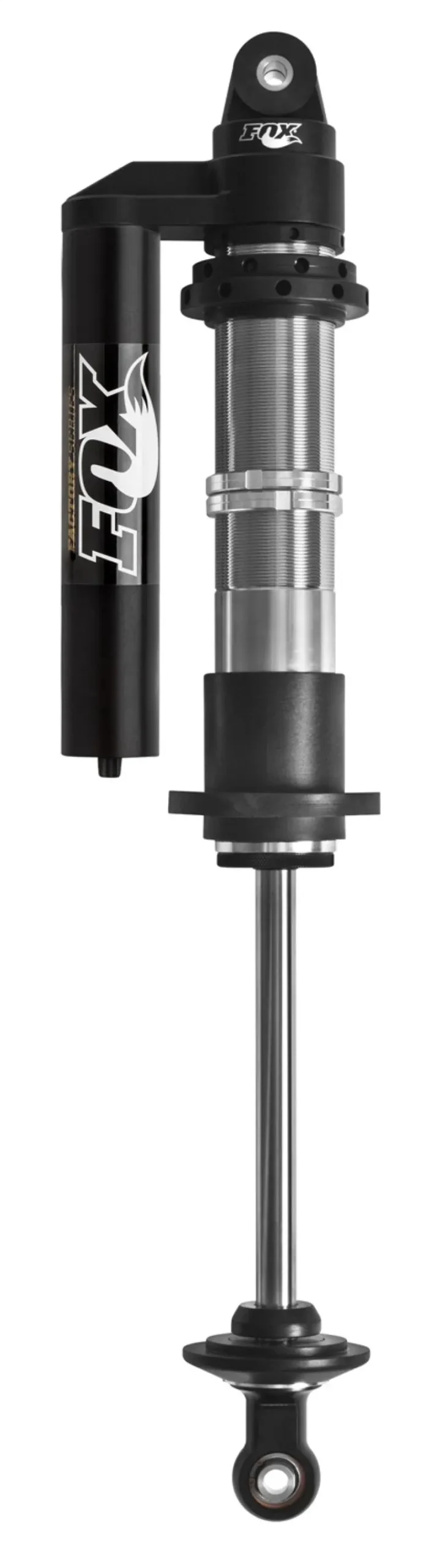 Fox 2.5 Factory Series 12In. Piggyback Reservoir Coilover Shock 7/8In. Shaft (50/70) - Black 2