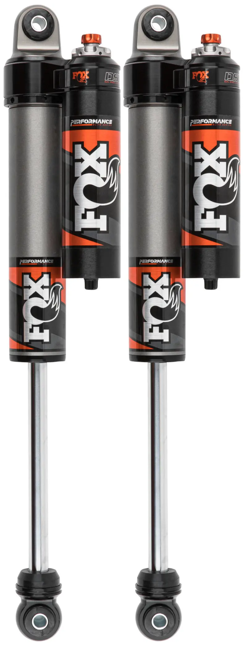 Fox 2017+ Ford Sd 2.5 Perf Elite Series Reservoir Shock Rear P/B 0-1.5In Lift (Pair) W/ Dsc Adj. 1