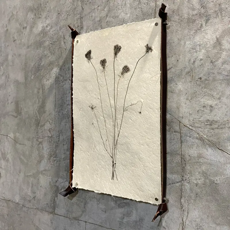 Frameless Leather And Steel Hangers 1