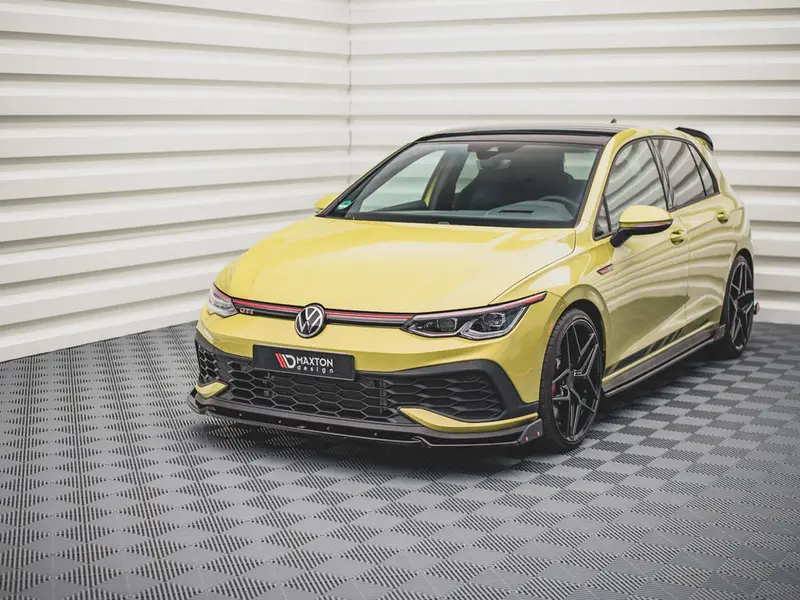Front Splitter V.1 + Flaps Vw Golf 8 Gti Clubsport 1