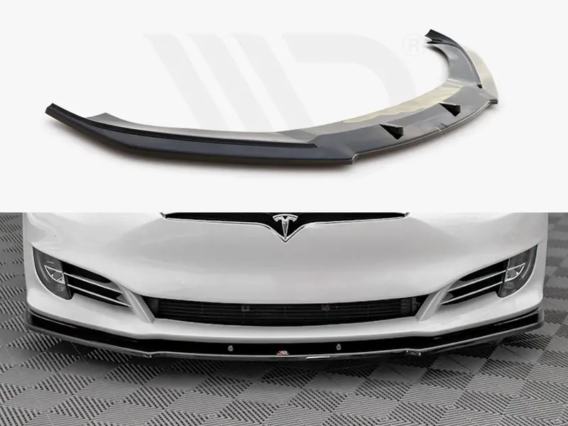 Front Splitter V.1 Tesla Model S Facelift 1