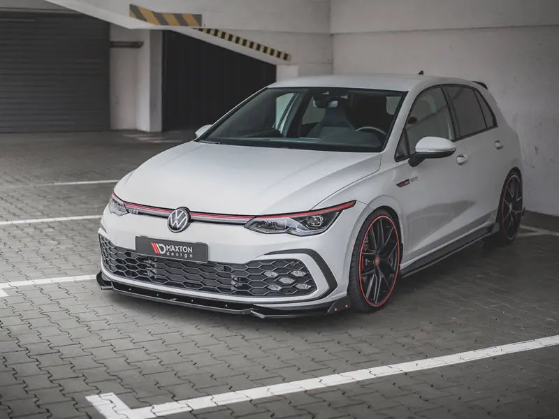 Front Splitter V.2 + Flaps Vw Golf 8 Gti / R-Line 2