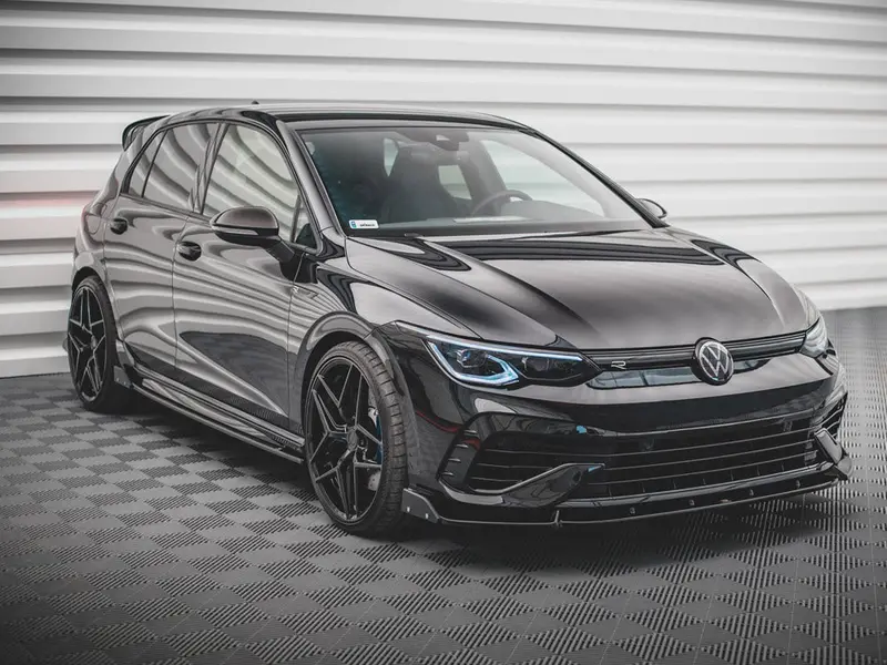 Front Splitter V.2 + Flaps Vw Golf R Mk8 1