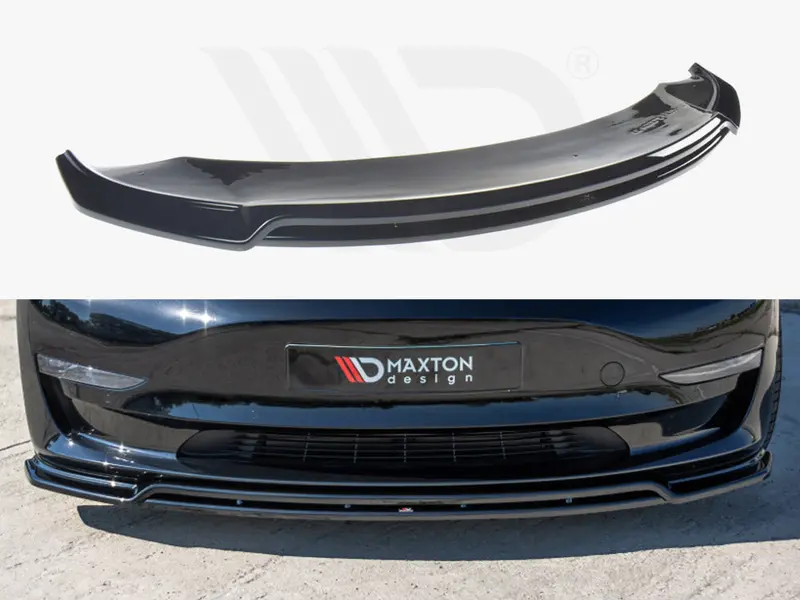 Front Splitter V.2 Tesla Model 3 1