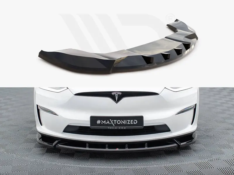 Front Splitter V.2 Tesla Model X Mk1 Facelift 1