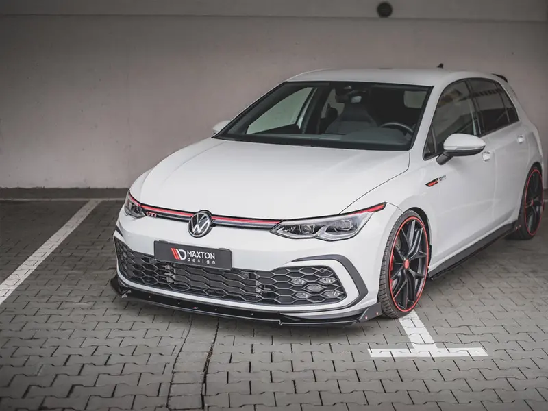Front Splitter V.3 + Flaps Vw Golf 8 Gti / R-Line 1