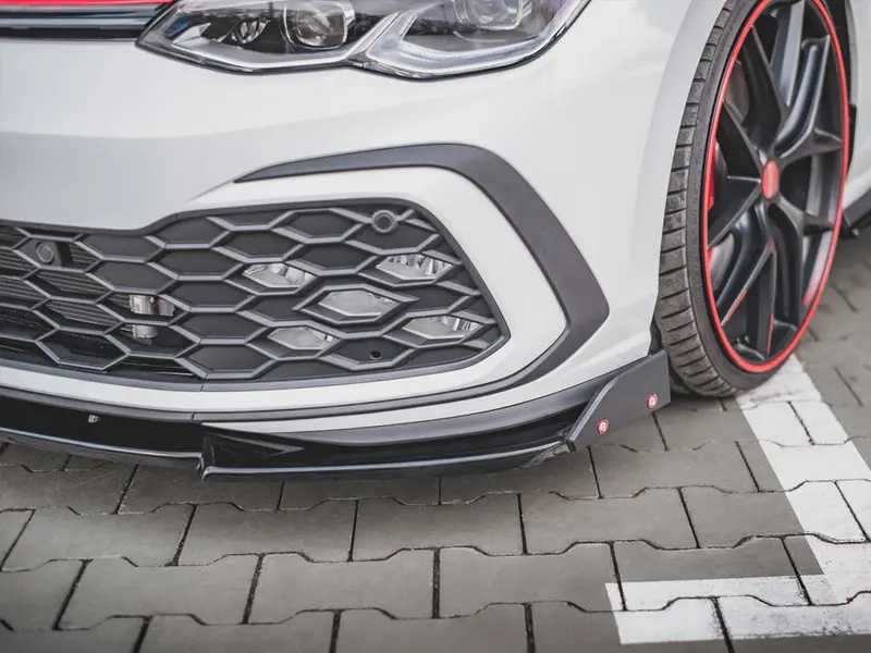 Front Splitter V.3 + Flaps Vw Golf 8 Gti / R-Line 2