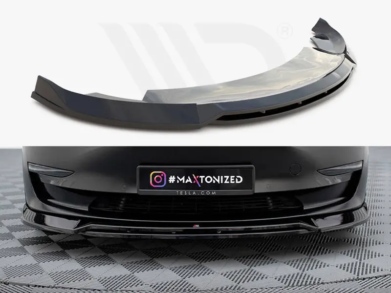 Front Splitter V.3 Tesla Model 3 1