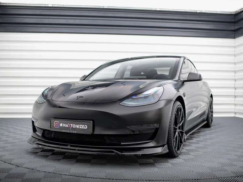 Front Splitter V.3 Tesla Model 3 2