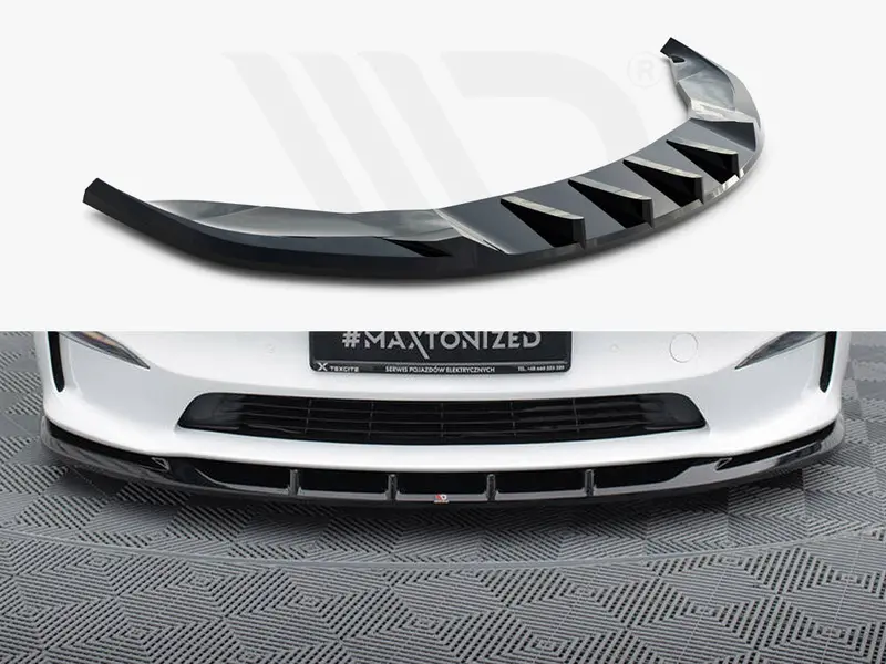 Front Splitter V.3 Tesla Model S Plaid Mk1 Facelift 1