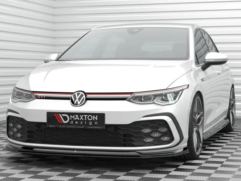 Front Splitter V.6 Volkswagen Golf Gti / R-Line Mk8 1