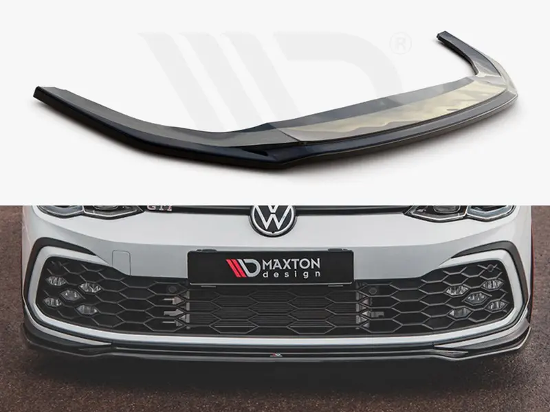 Front Splitter V4 Vw Golf 8 Gti / R-Line (2020-) 1