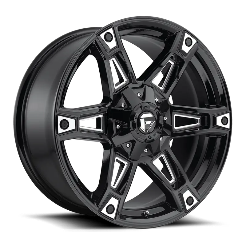 Fuel Dakar-D622 Gloss Black Milled 1