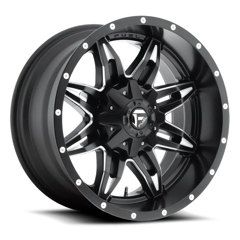 Fuel Deep Lip Lethal-D567 Black & Milled 1