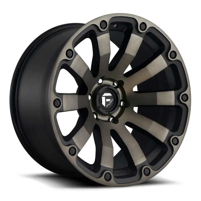 Fuel Diesel-D536 Black Machined W/ Dark Tint 1