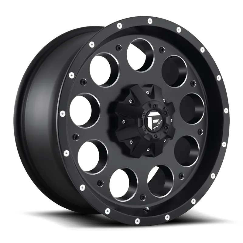 Fuel Revolver-D525 Matte Black & Milled 1