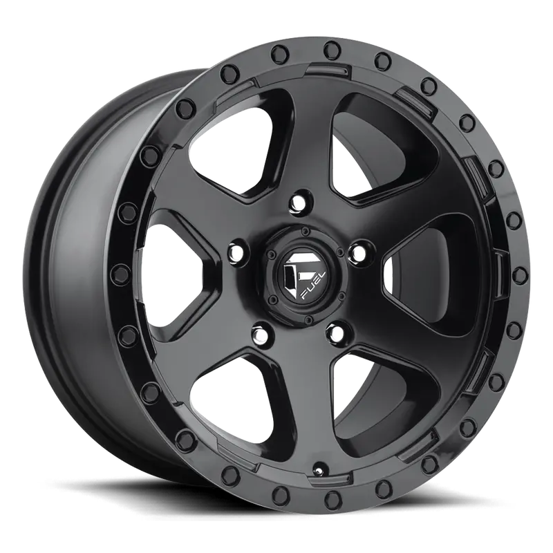 Fuel Ripper-D589 Matt Black/Gloss Black Lip 1