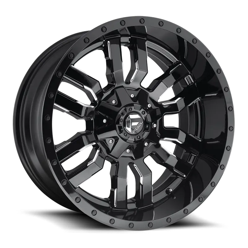 Fuel Sledge-D595 Gloss Black Milled 1