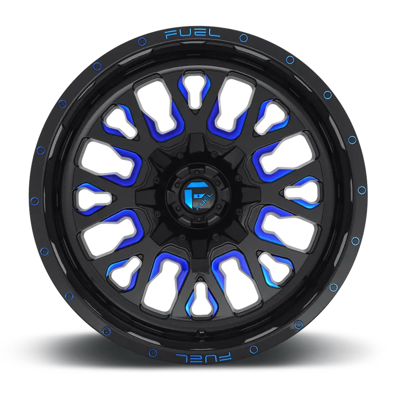 Fuel Stroke-D645 Gloss Black W/ Candy Blue 2