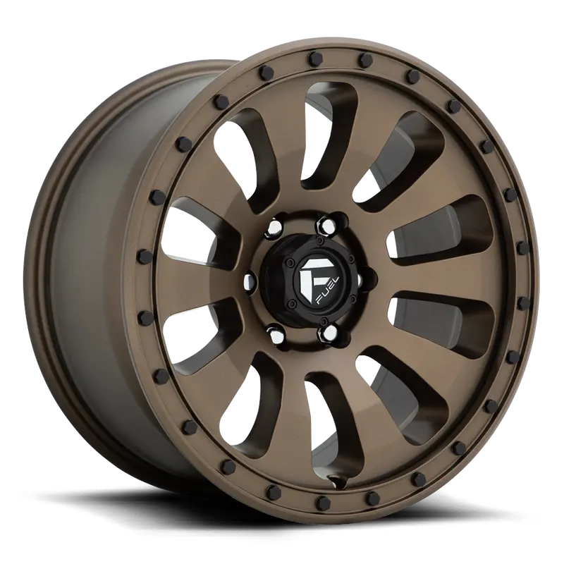 Fuel Tactic- D678 Bronze W/ Black Bolts 1