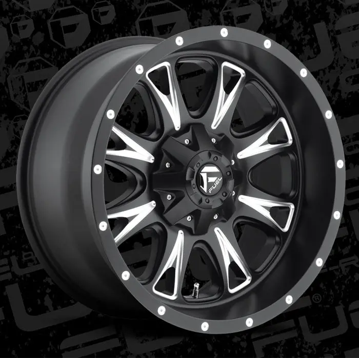 Fuel Throttle-D513 Matte Black & Milled 2