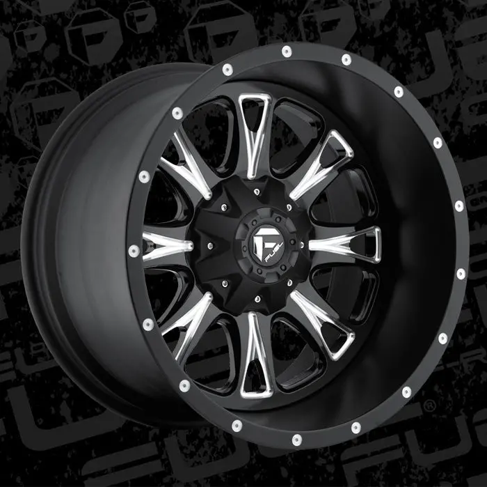 Fuel Throttle-D513 Matte Black & Milled 3