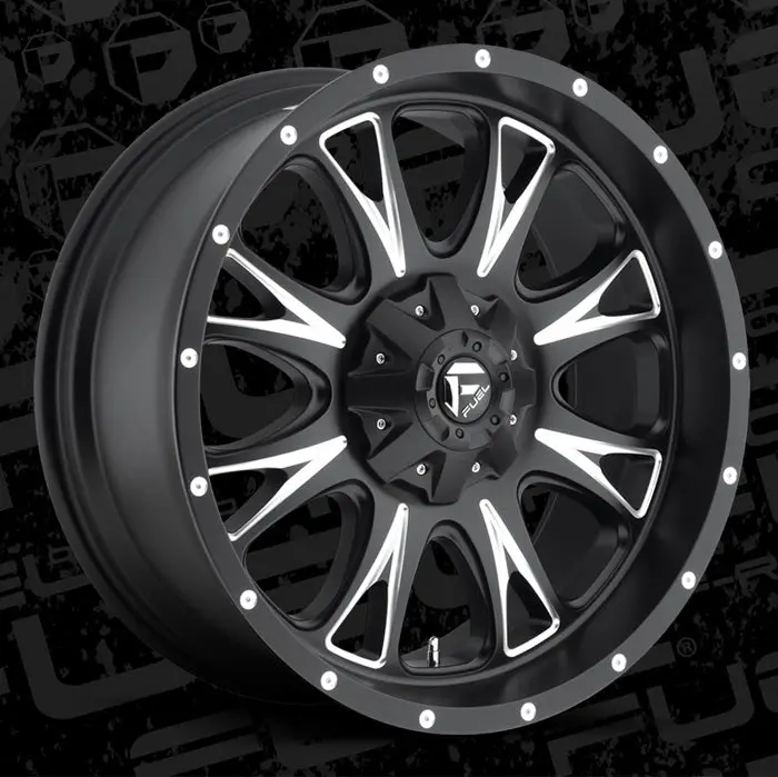 Fuel Throttle-D513 Matte Black & Milled 4