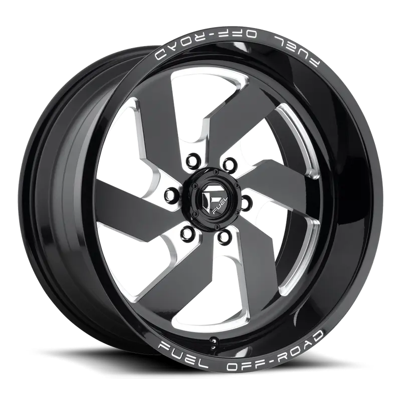 Fuel Turbo 6-D582 Gloss Black & Milled 2