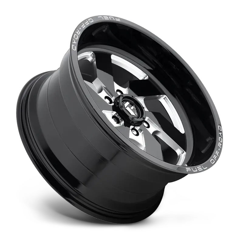 Fuel Turbo 6-D582 Gloss Black & Milled 3