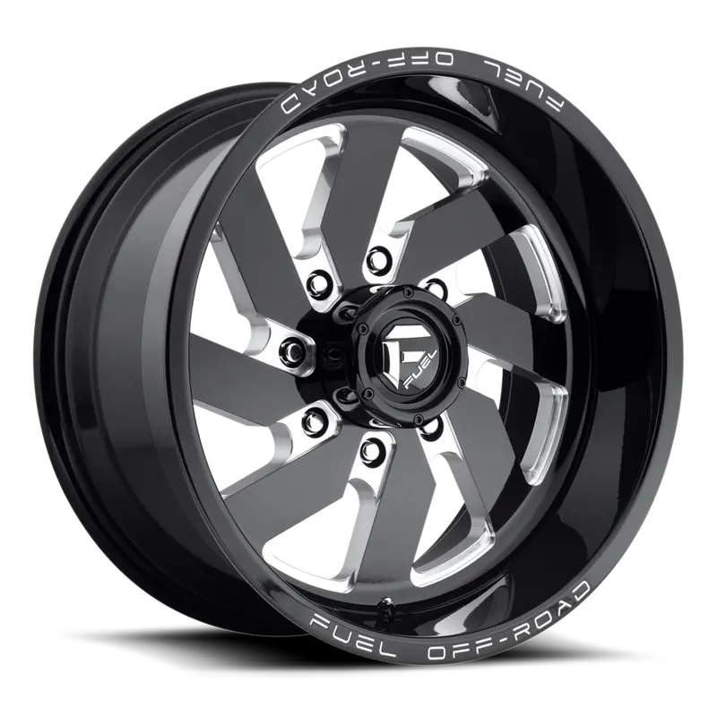 Fuel Turbo 8-D582 Gloss Black & Milled 1