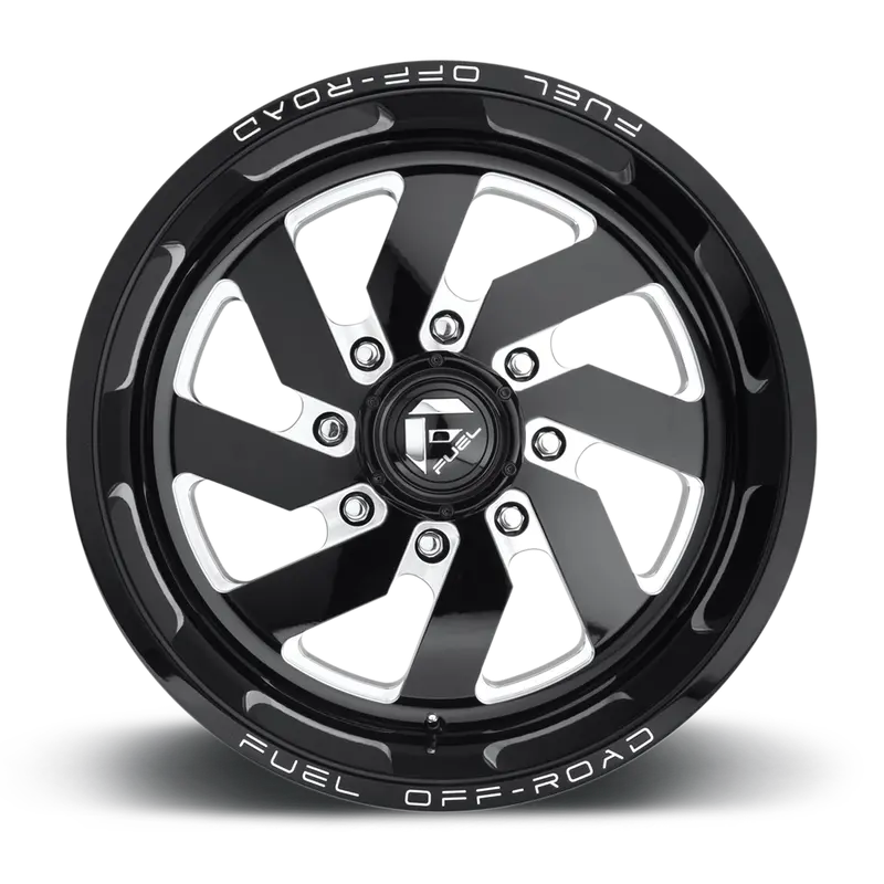 Fuel Turbo 8-D582 Gloss Black & Milled 2