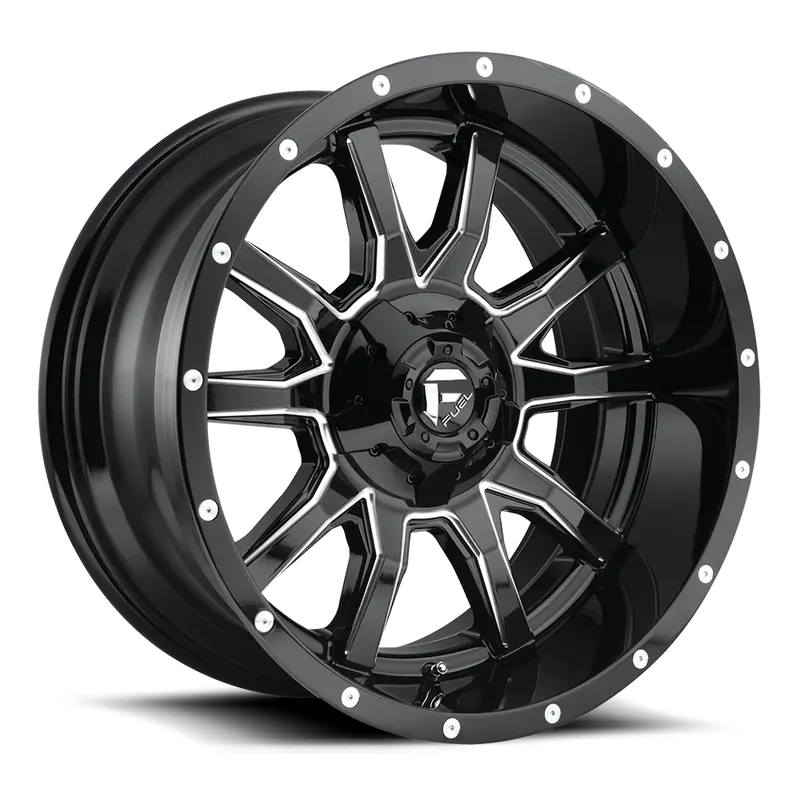 Fuel Vandal-D627 Gloss Black & Milled 1