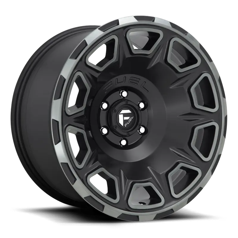 Fuel Vengance-D686 Matt Black Machined Ddt 1