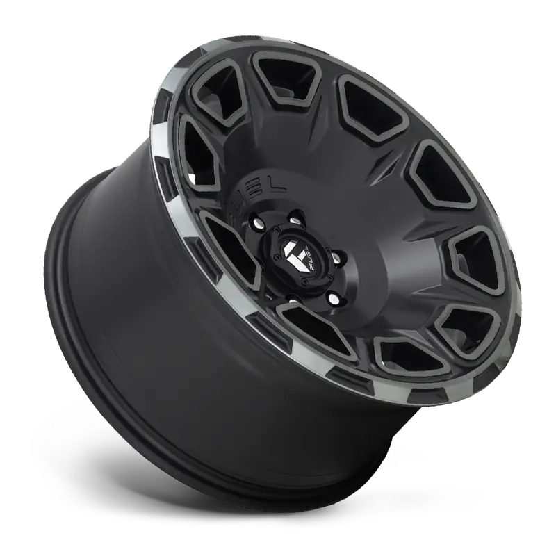 Fuel Vengance-D686 Matt Black Machined Ddt 2