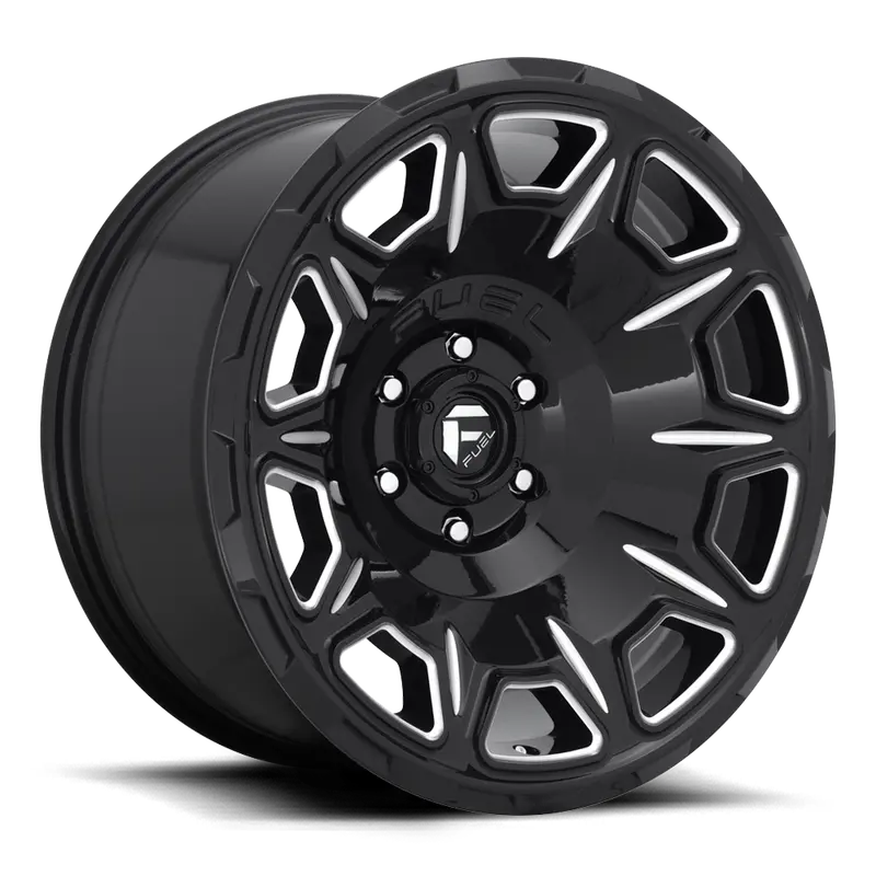 Fuel Vengance-D688 Gloss Black & Milled 1