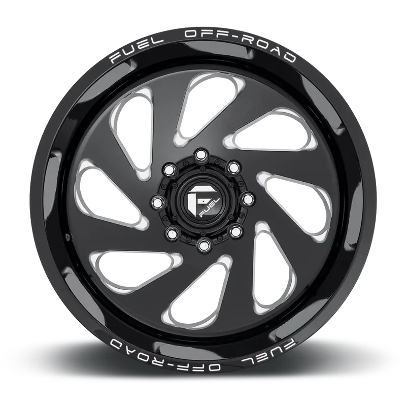 Fuel Vortex-D637 Gloss Black & Milled 3