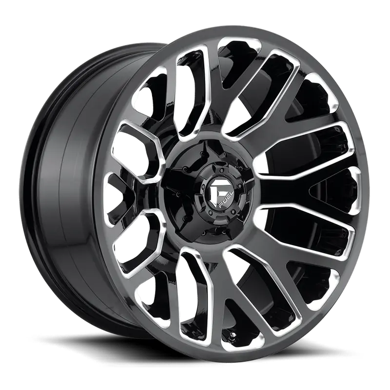 Fuel Warrior-D607 Gloss Black & Milled 1