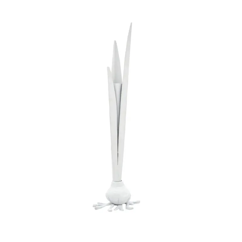 Garlic White Bud Vase 1