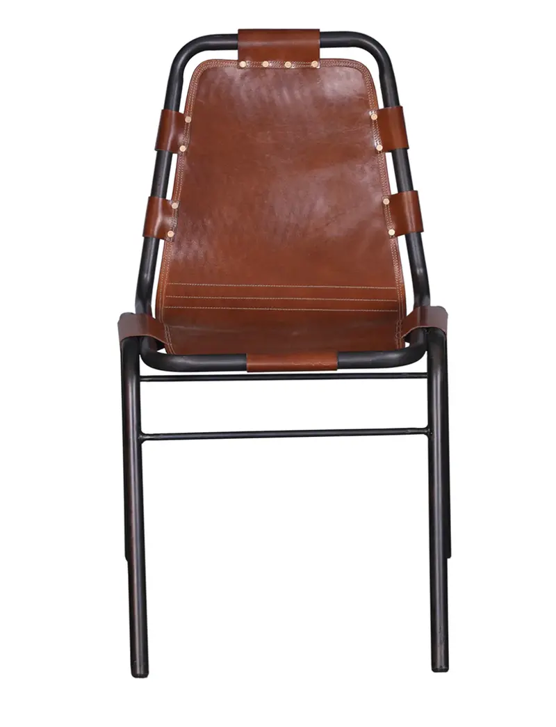 Genoa Leather Accent Chair - Matthew Izzo Collection 1