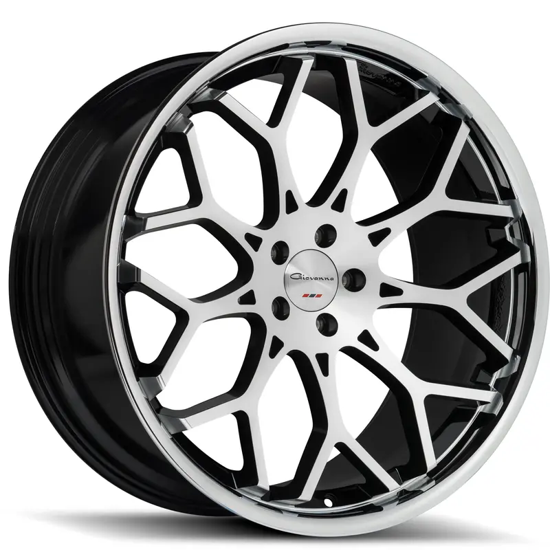 Giovanna Nove Gloss Black Machine Face Ss Chrome Lip 1