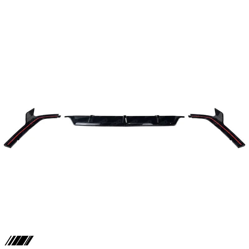 Gloss Black Competition Rear Diffuser Set For Bmw X5 (2018+, G05) 1