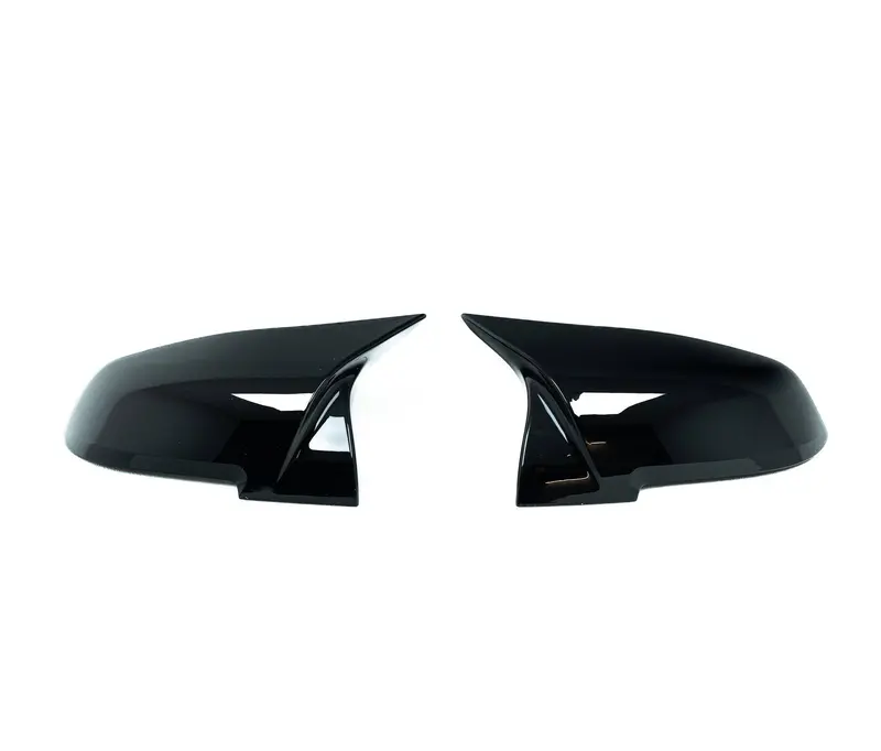 Gloss Black M Style Wing Mirror Covers For Bmw (2012-2019, F20 F21 F22 F30 F32 F87) 1
