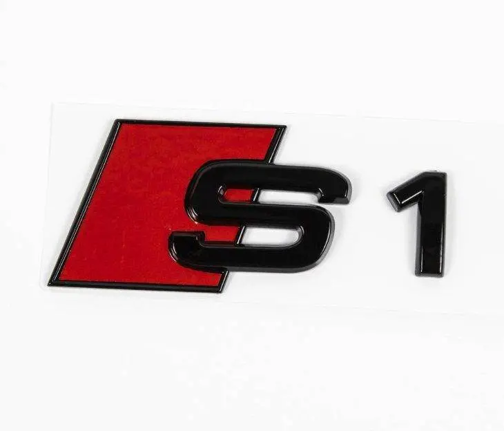 Gloss Black Rear Model Badge For Audi S1 1